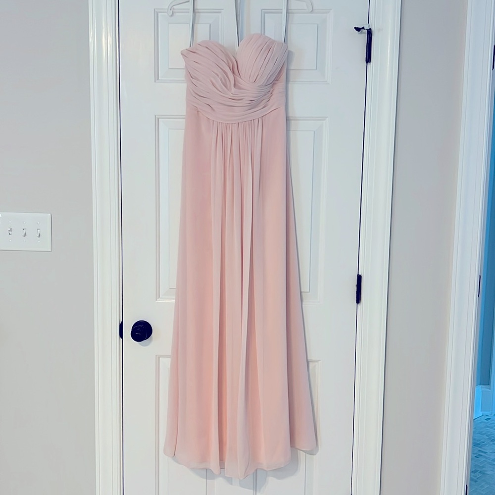 Light Pink Strapless Dress